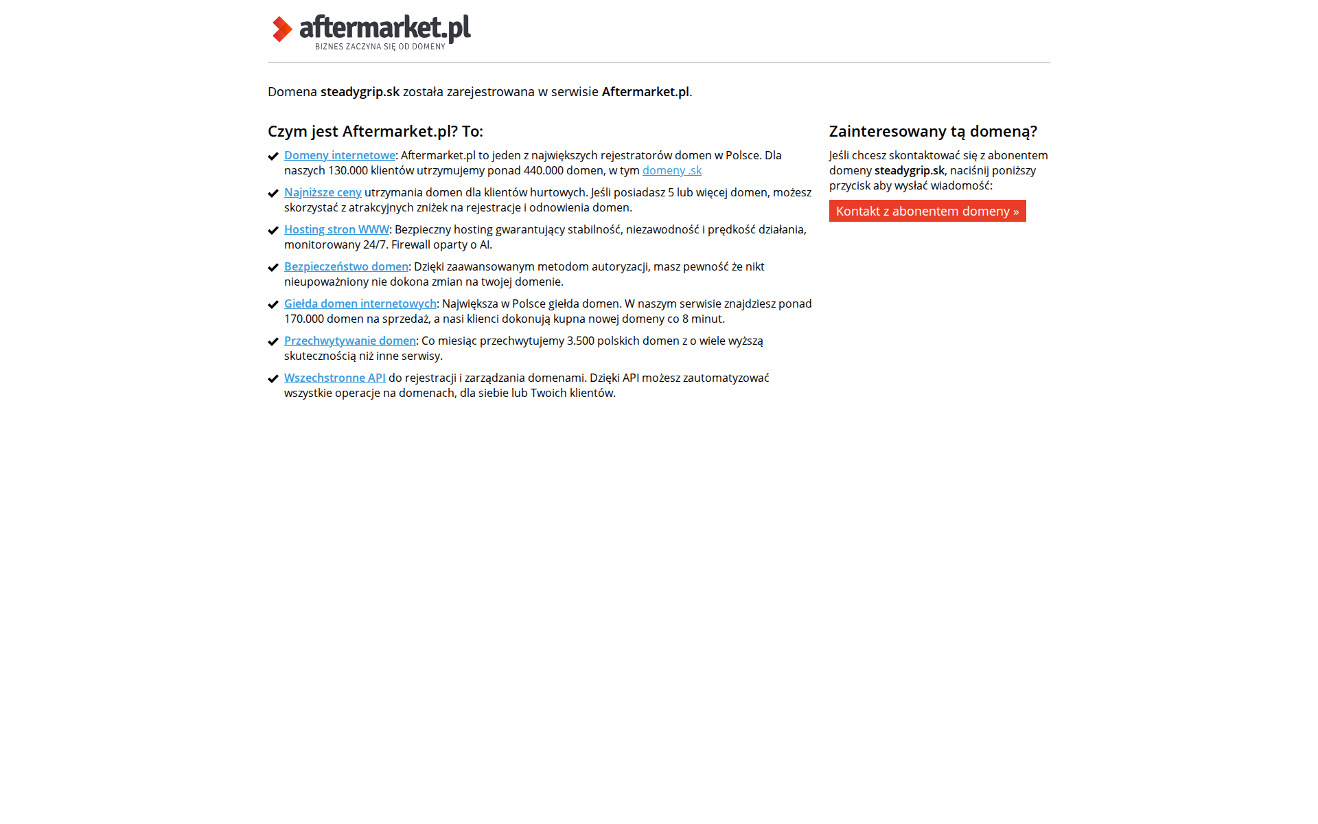 Náhľad webu steadygrip.sk