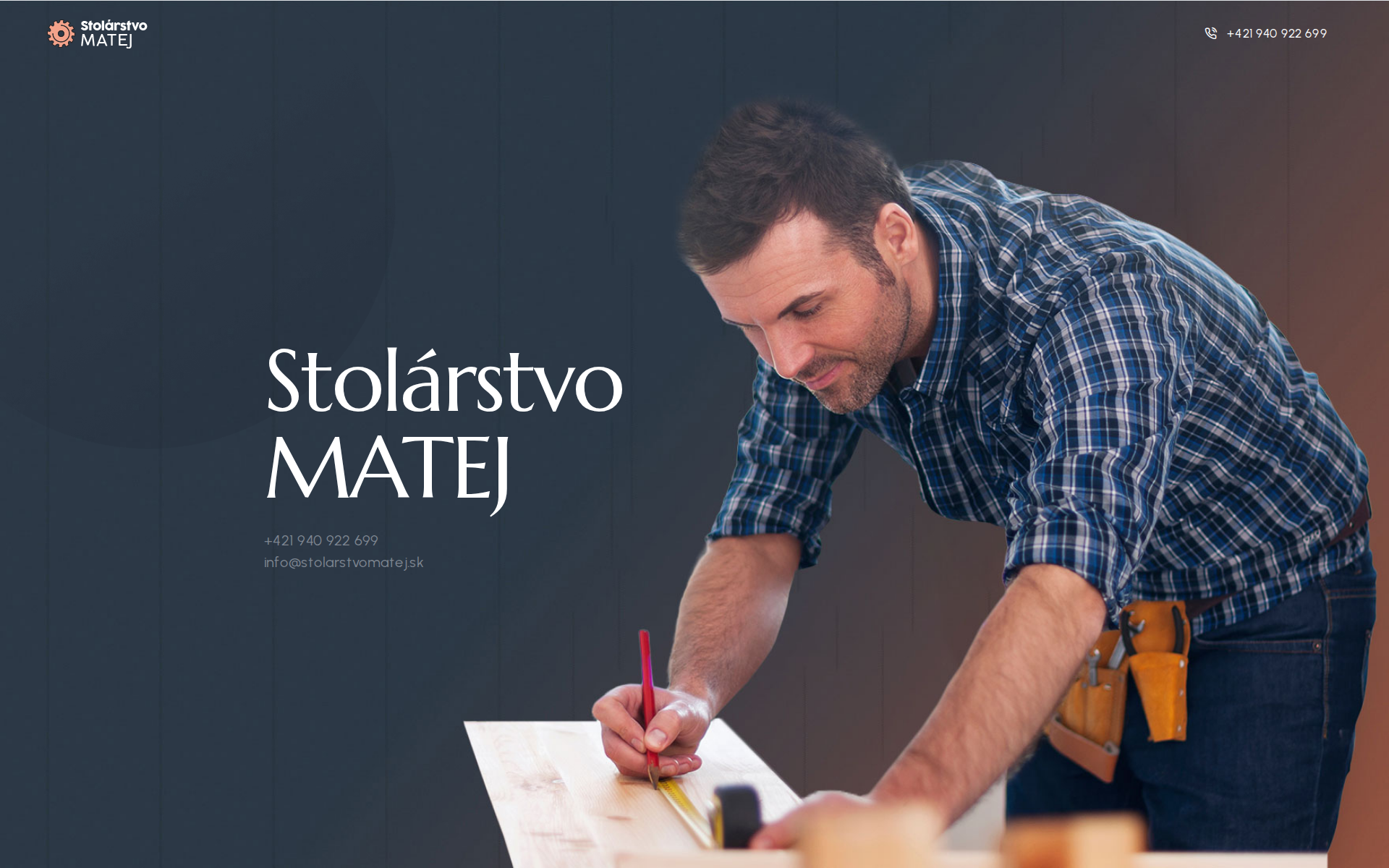 Náhľad webu stolarstvomatej.sk