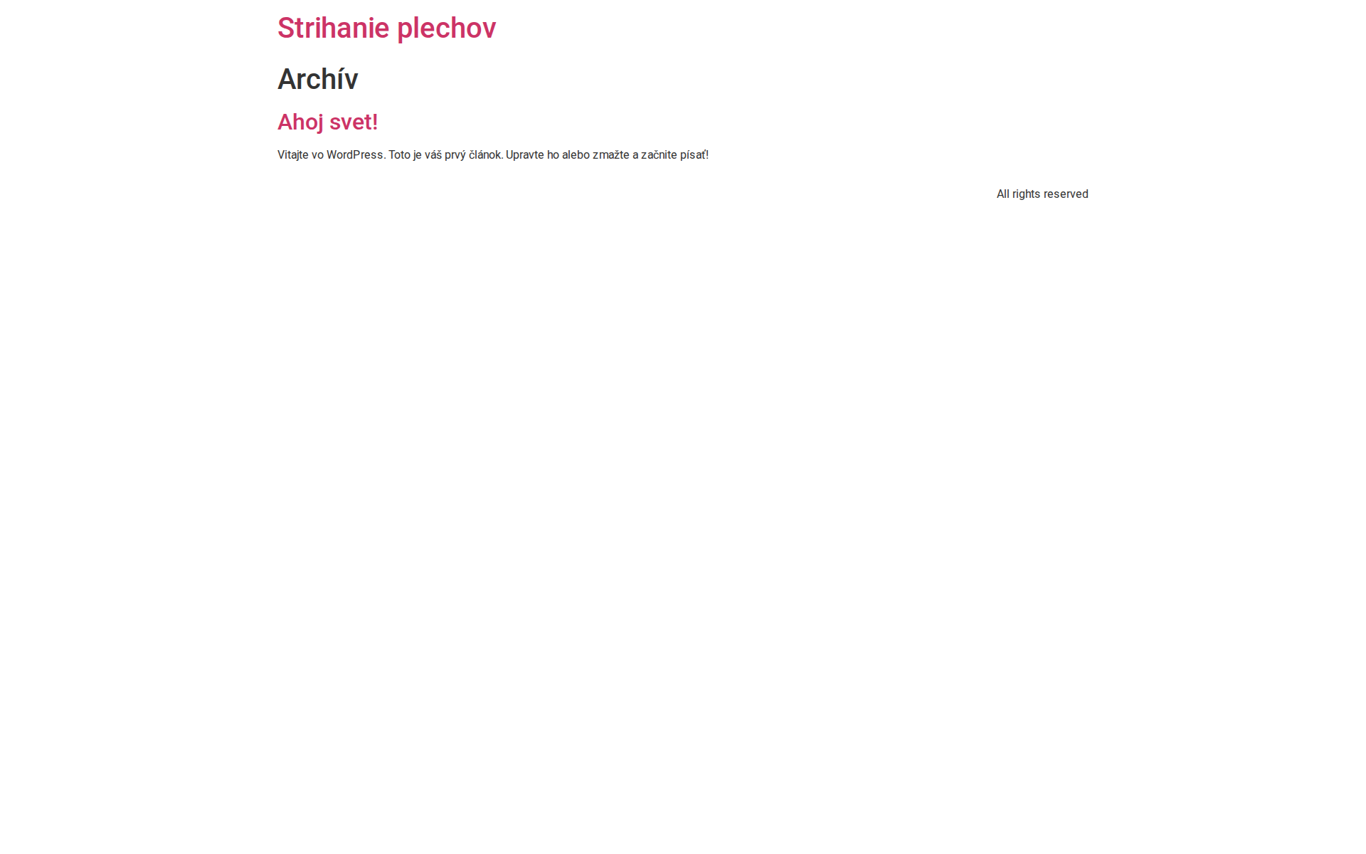 Náhľad webu strihanieplechov.sk