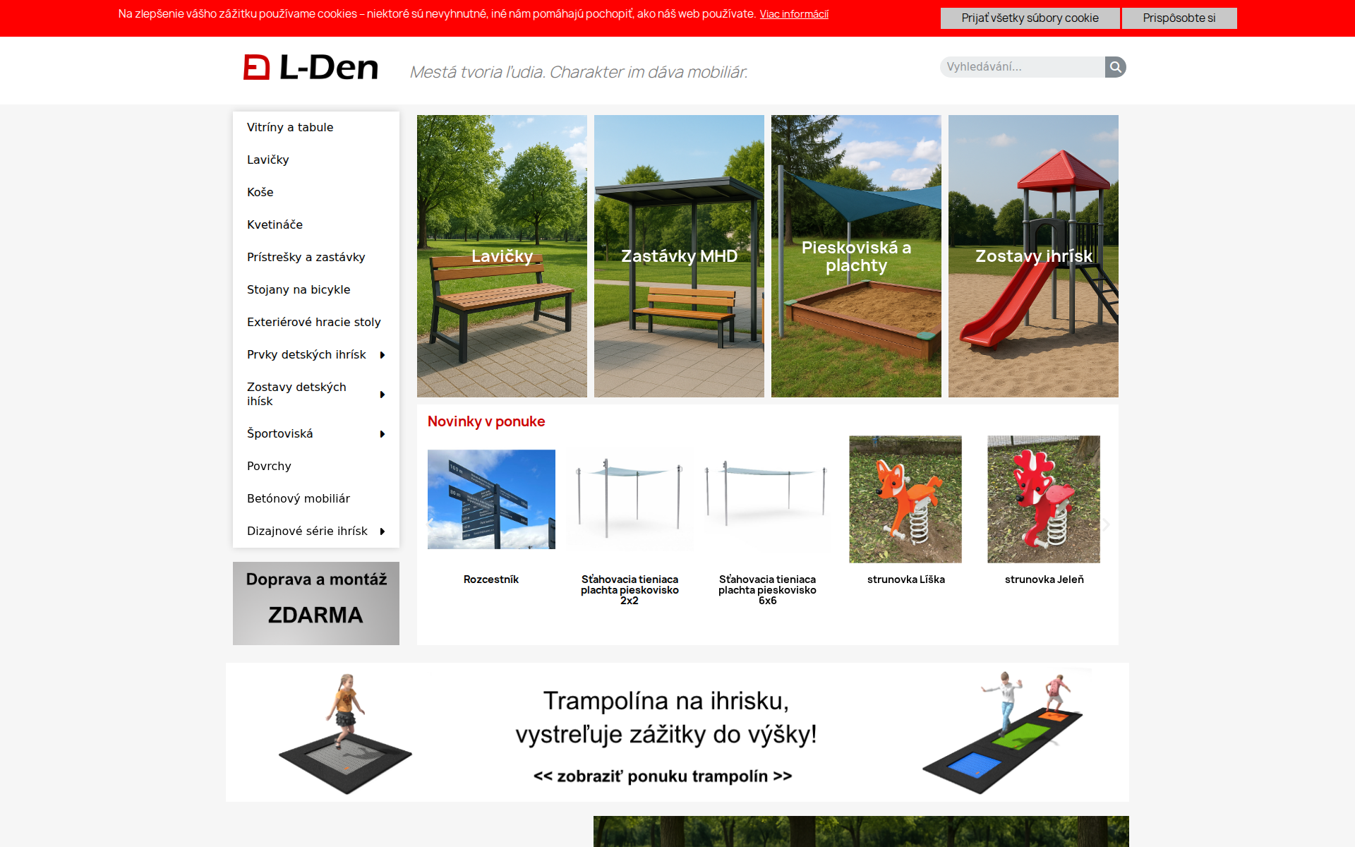 Náhľad webu suchaly.sk