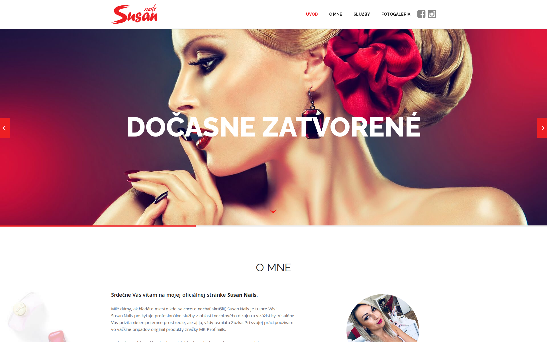 Náhľad webu susan.sk