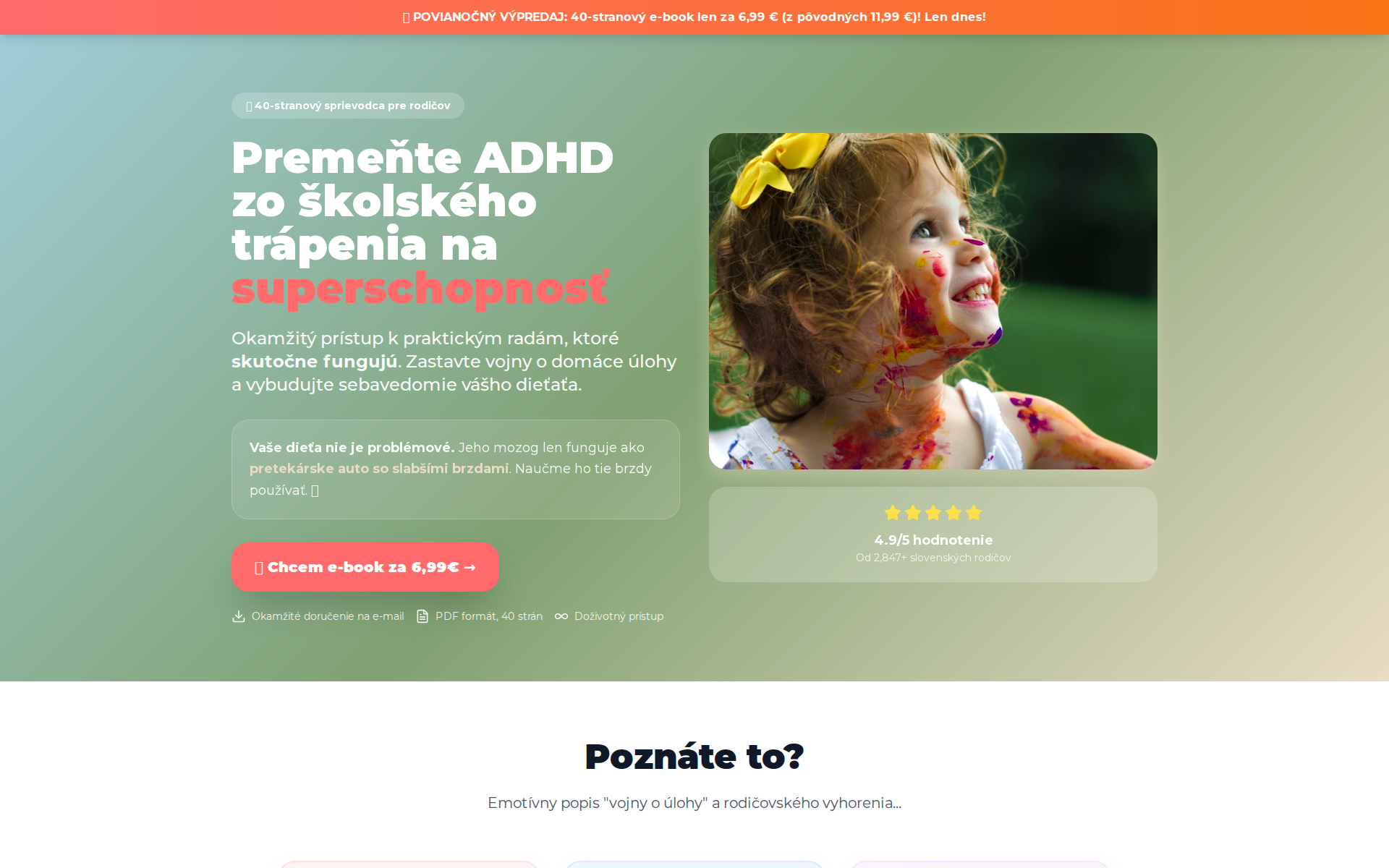 Náhľad webu sustredenedieta.sk