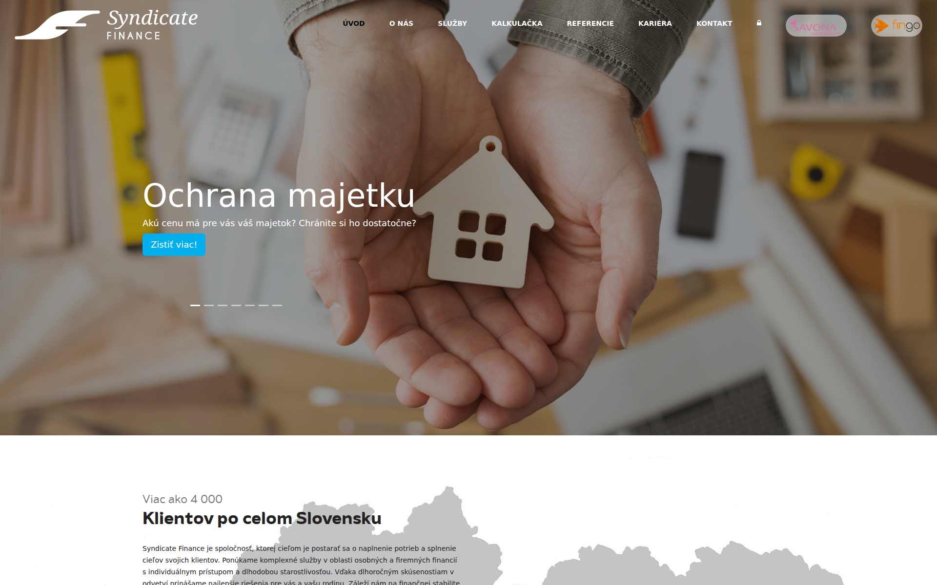 Náhľad webu syndicatefinance.sk