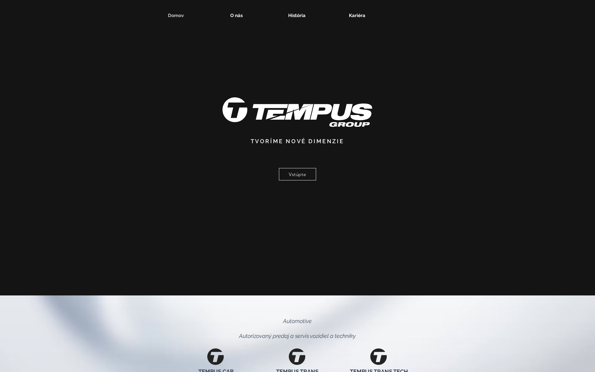 Náhľad webu tempusgroup.sk