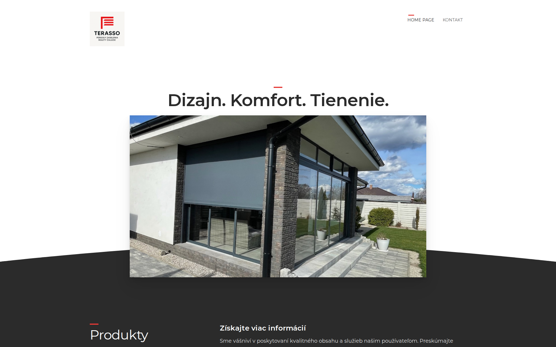 Náhľad webu terasso.sk