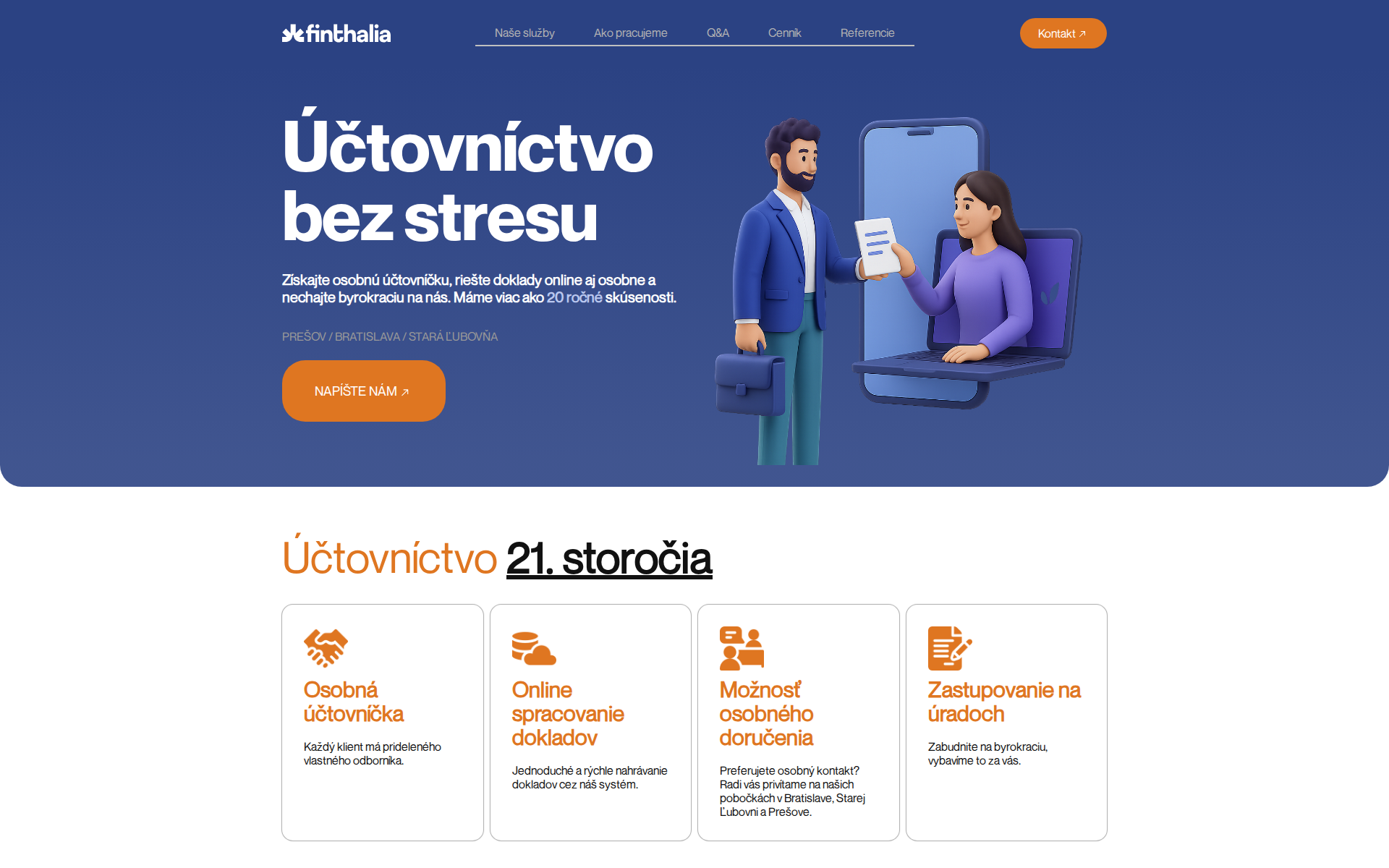 Náhľad webu thallia.sk