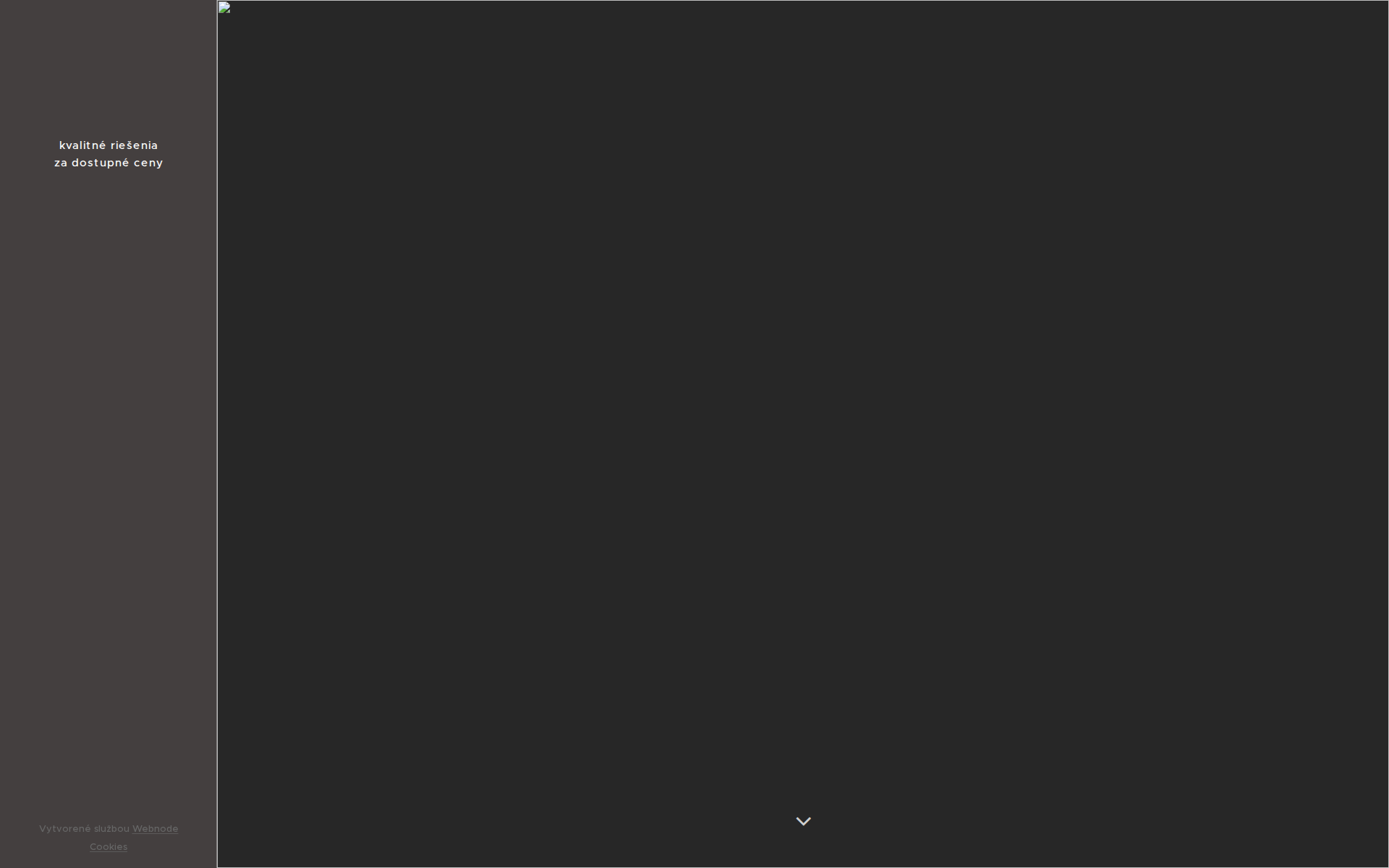 Náhľad webu tienime.sk