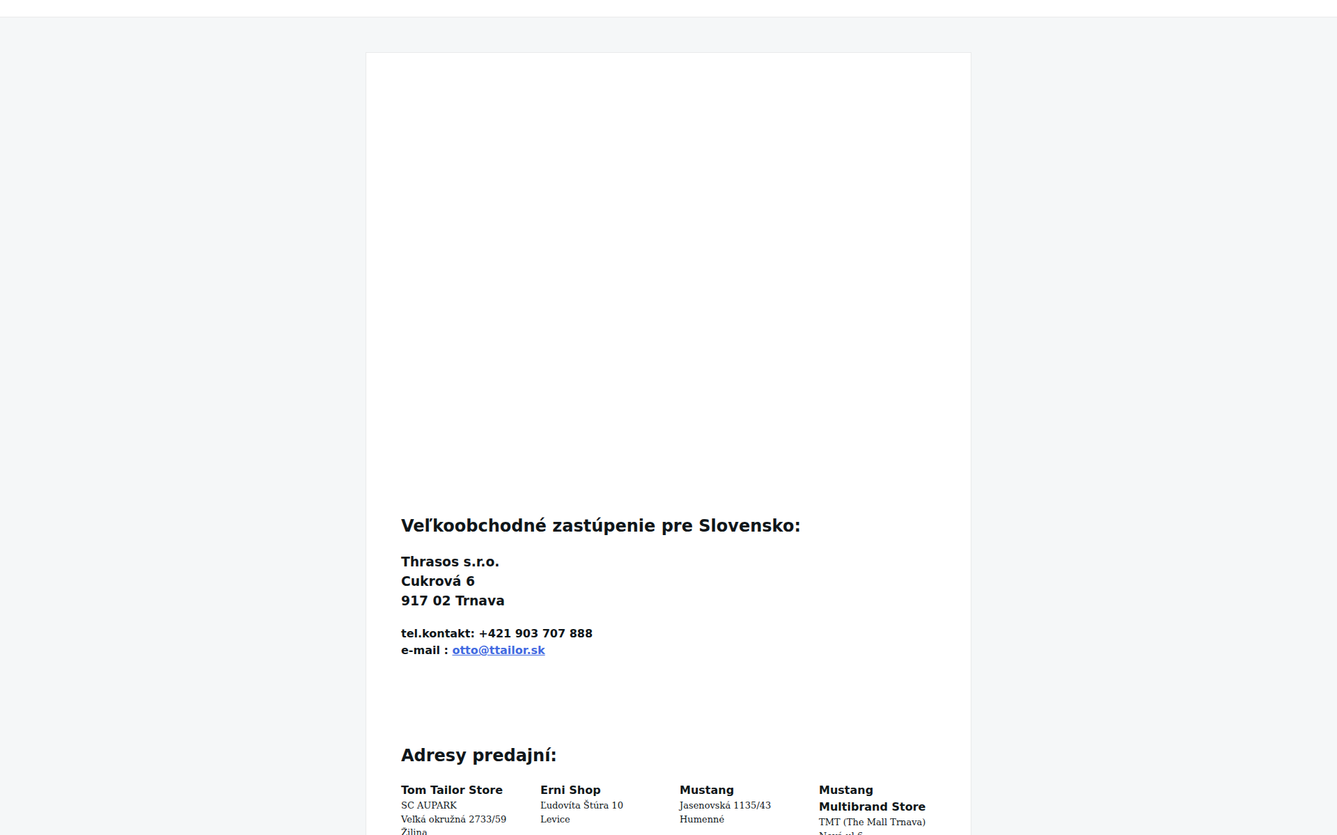 Náhľad webu tom-tailor.sk