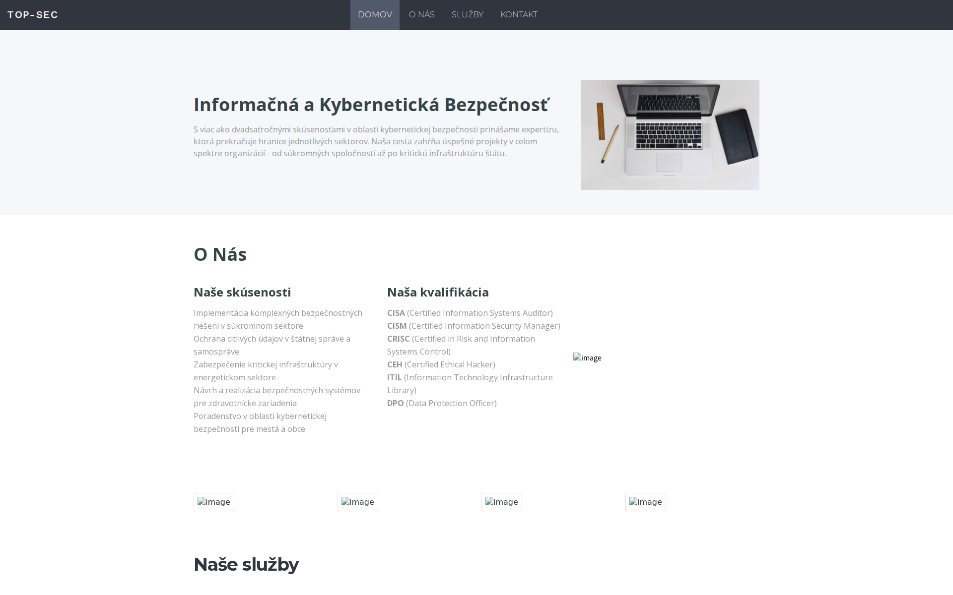 Náhľad webu top-sec.sk