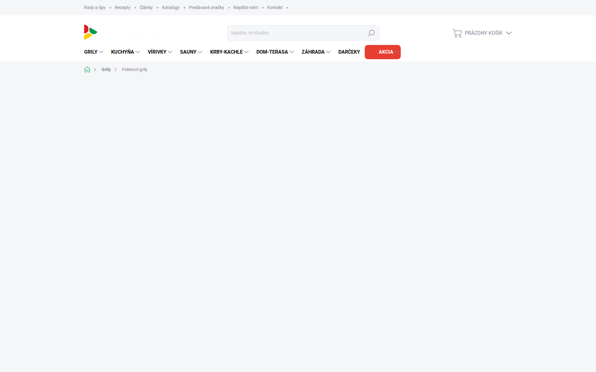 Náhľad webu traeger.sk