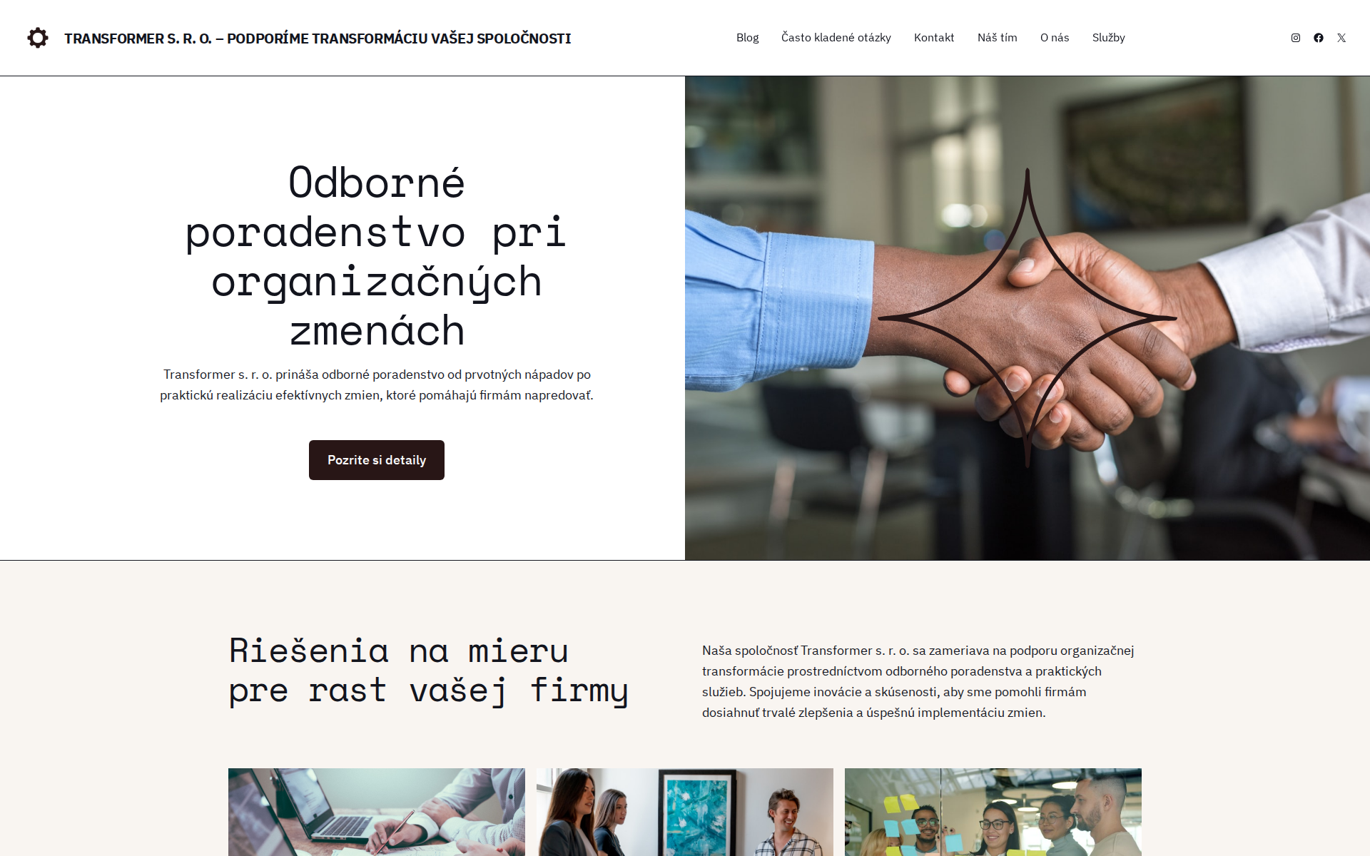 Náhľad webu trafko.sk