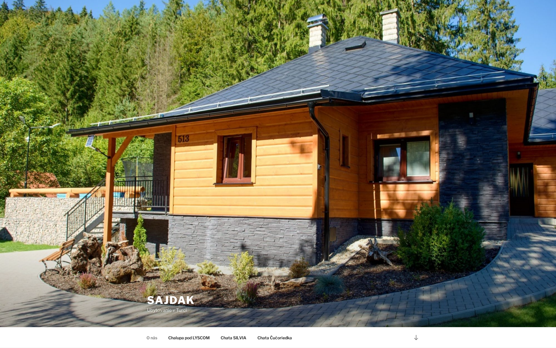 Náhľad webu ubytovaniesajdak.sk