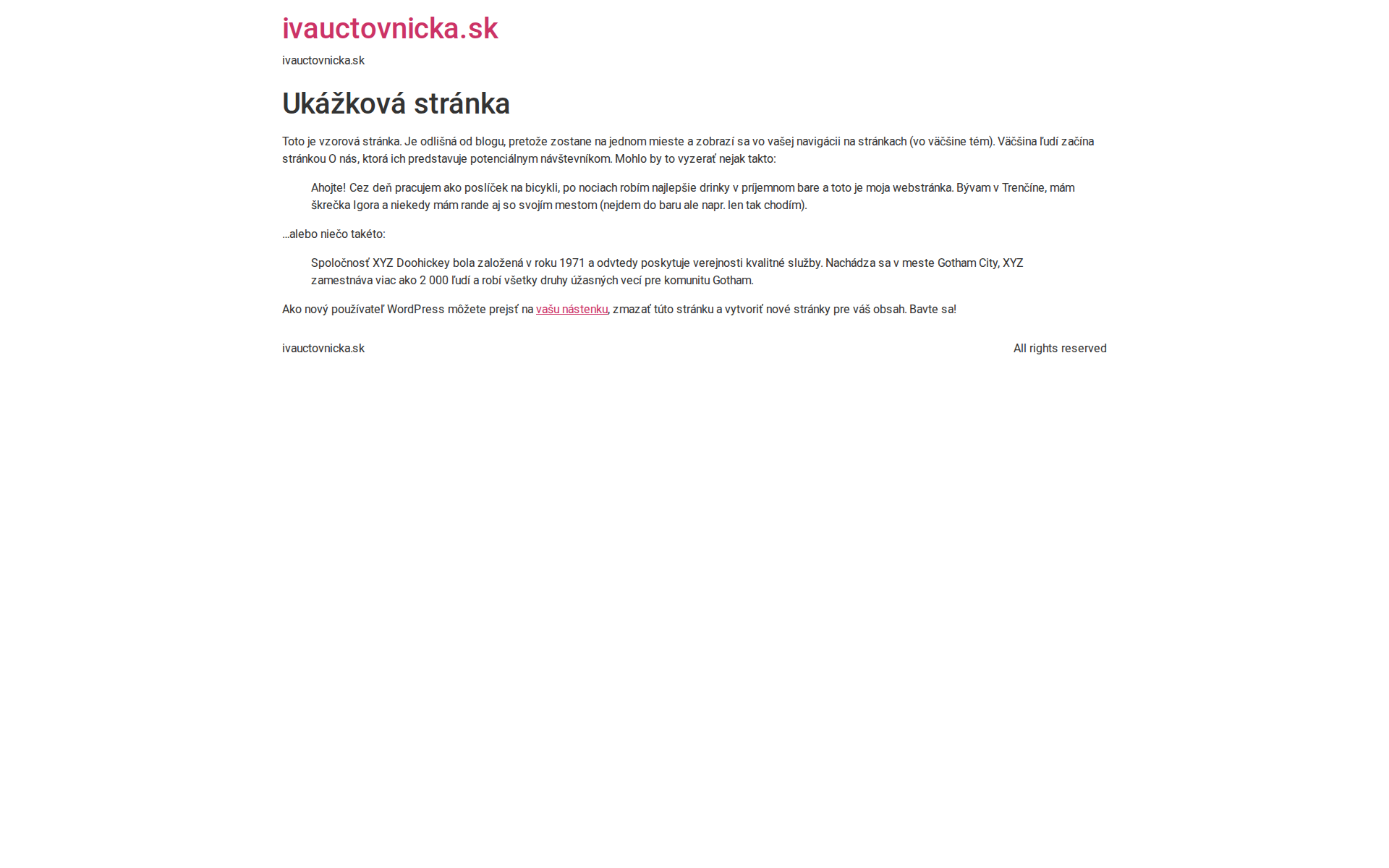 Náhľad webu uctovnickaiva.sk