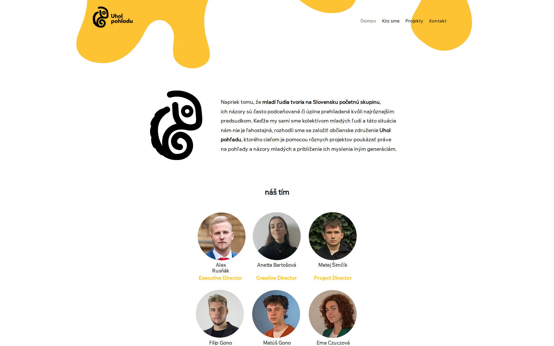 Náhľad webu uholpohladu.sk