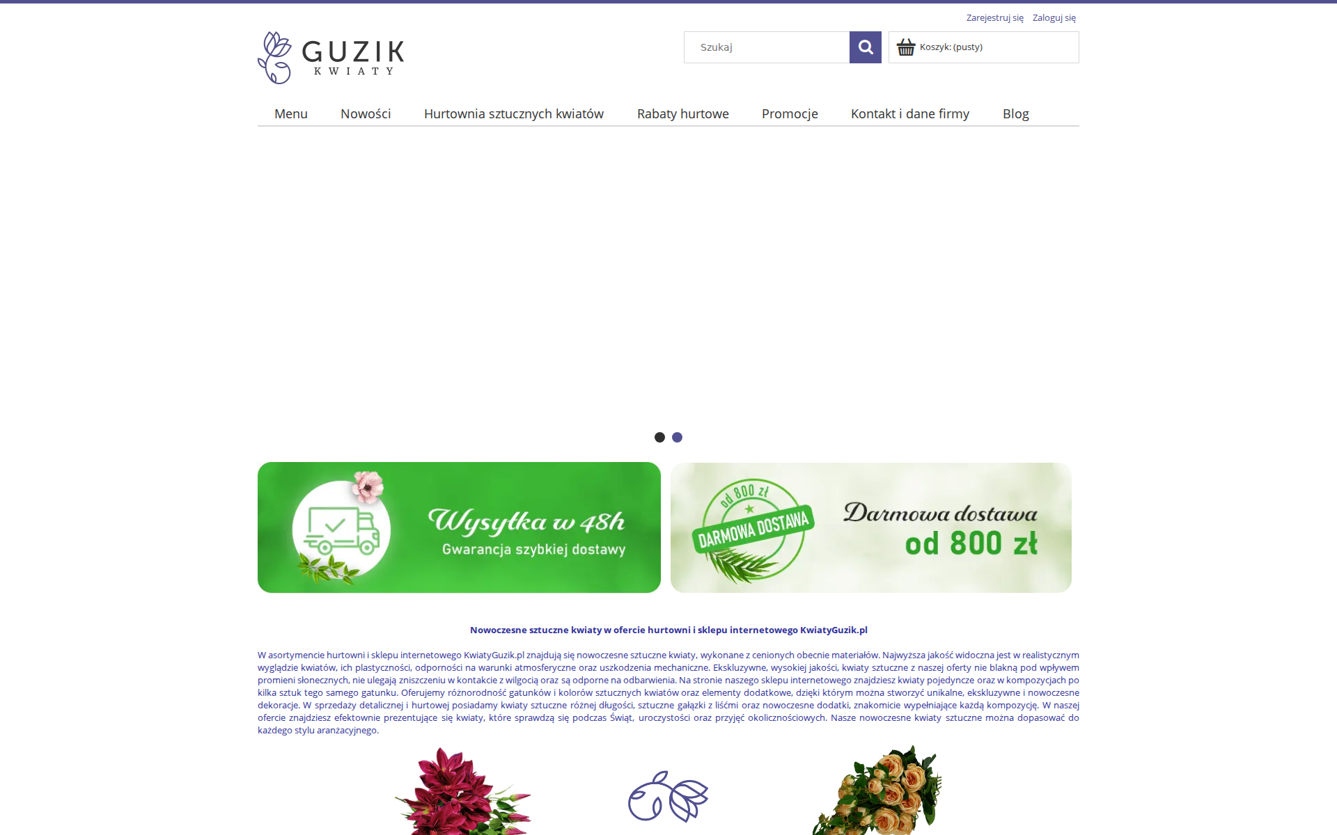 Náhľad webu umelaflora.sk