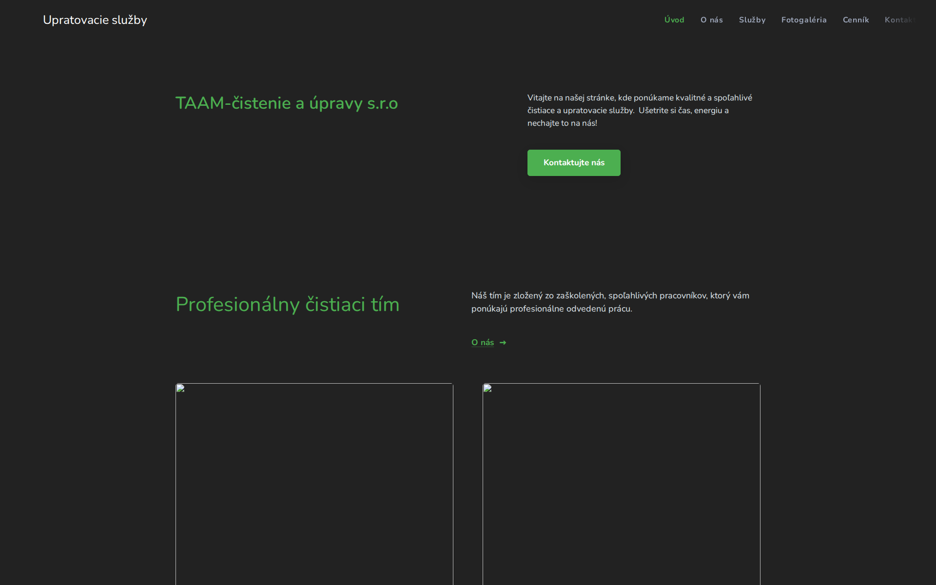 Náhľad webu upratovacie-sluzby-si.sk