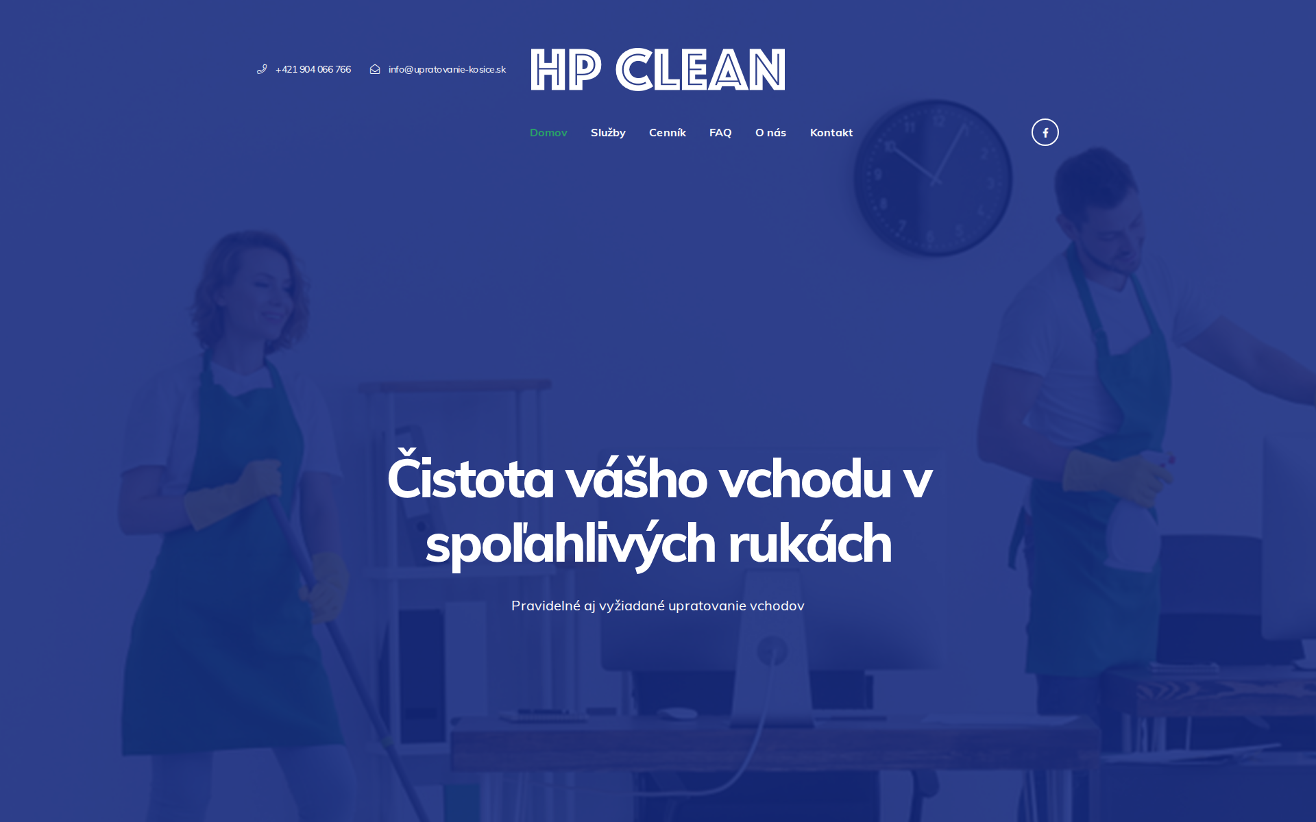 Náhľad webu upratovanie-kosice.sk