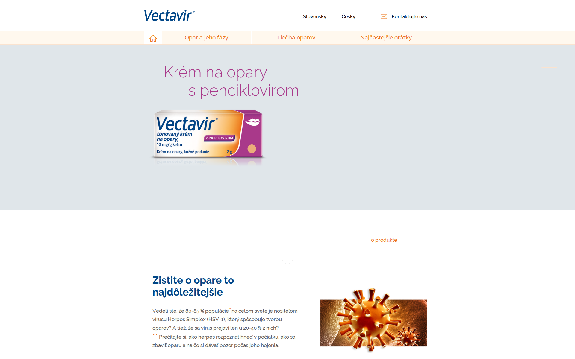 Náhľad webu vectavir.sk