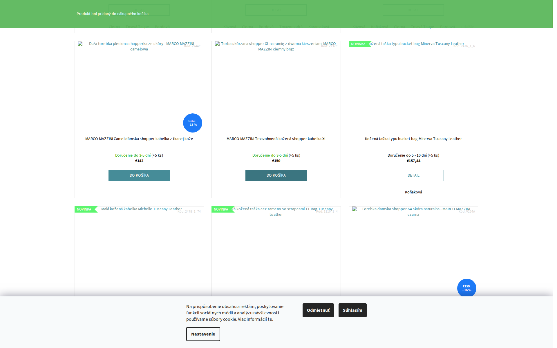 Náhľad webu verabags.sk
