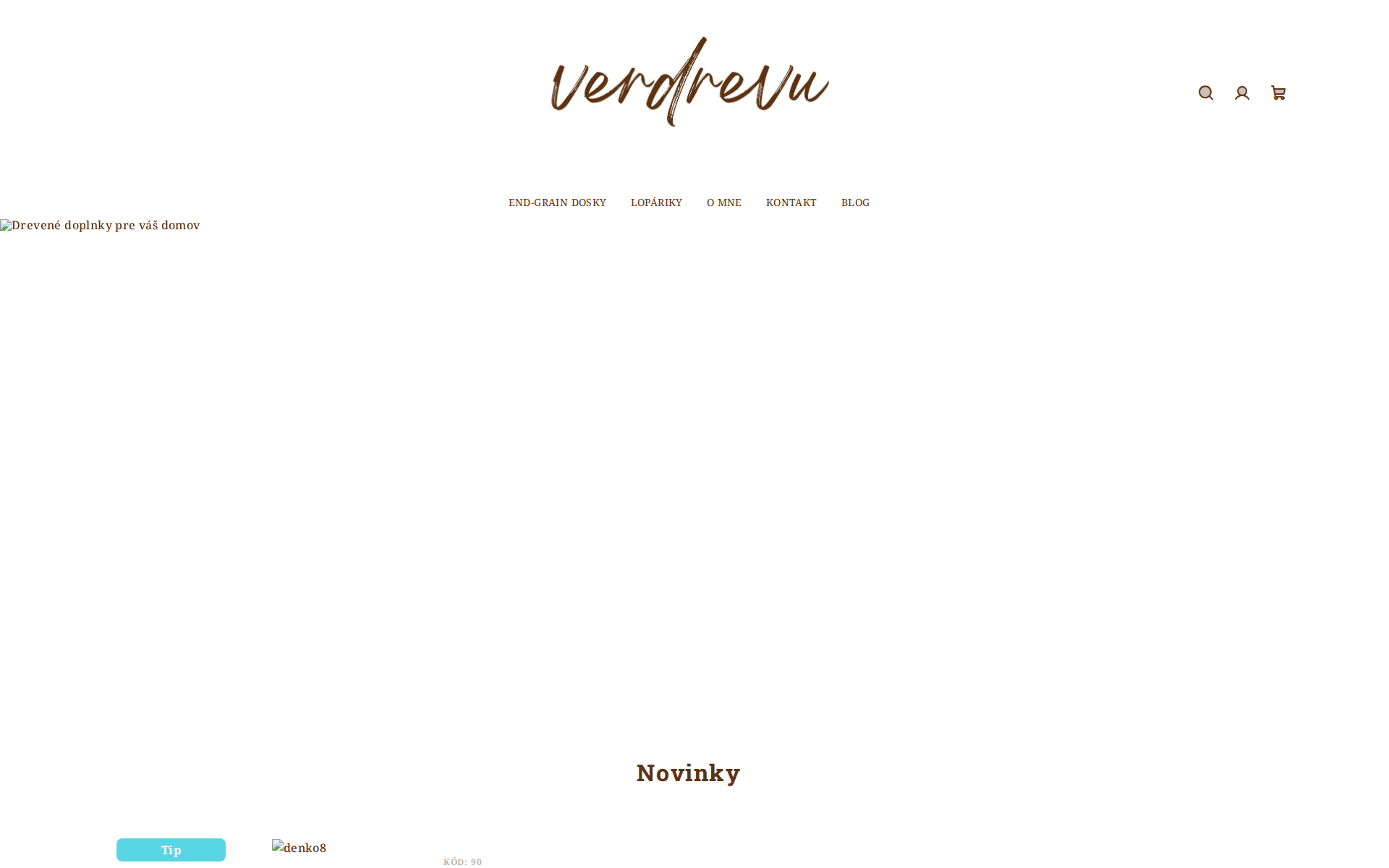 Náhľad webu verdrevu.sk