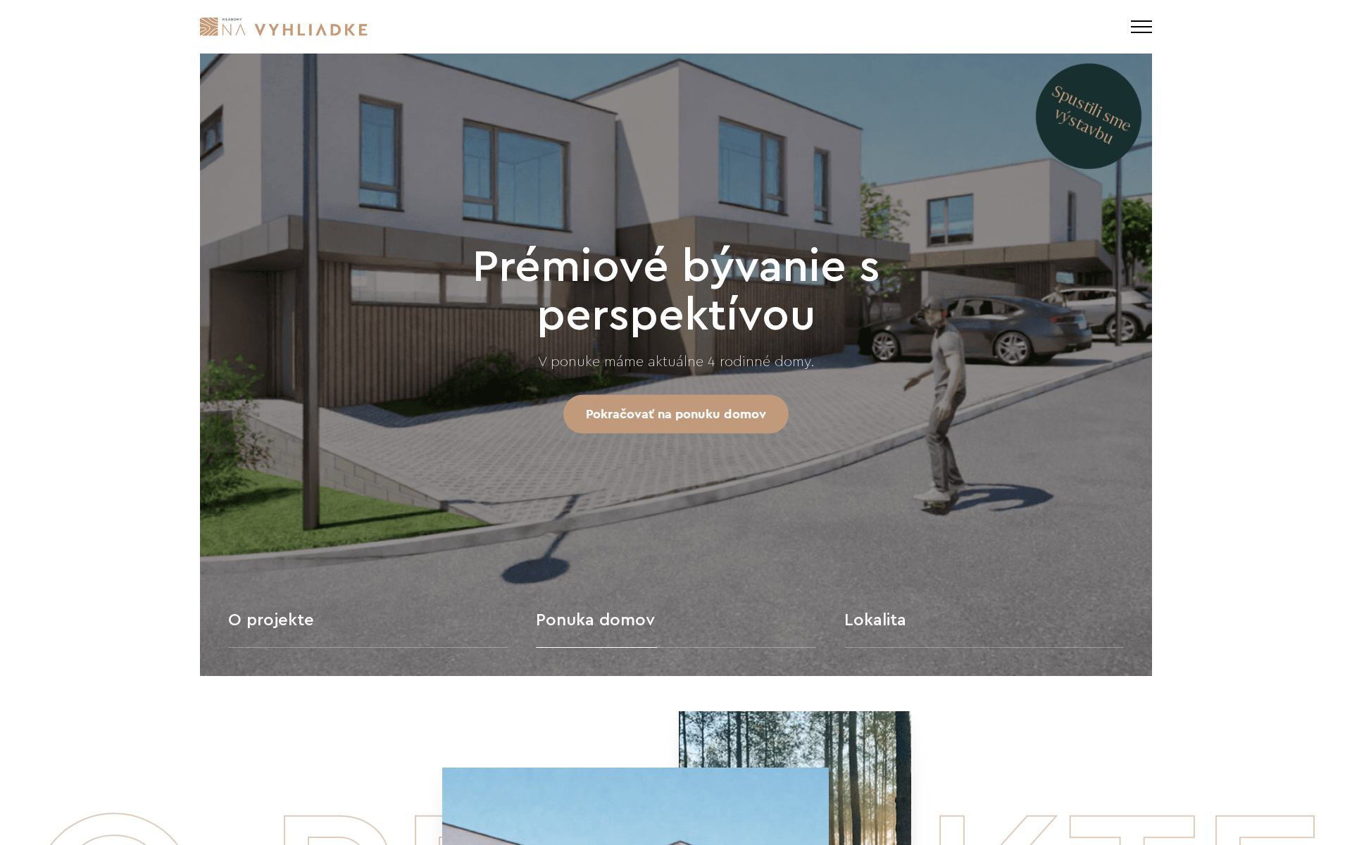 Náhľad webu viladomynavyhliadke.sk