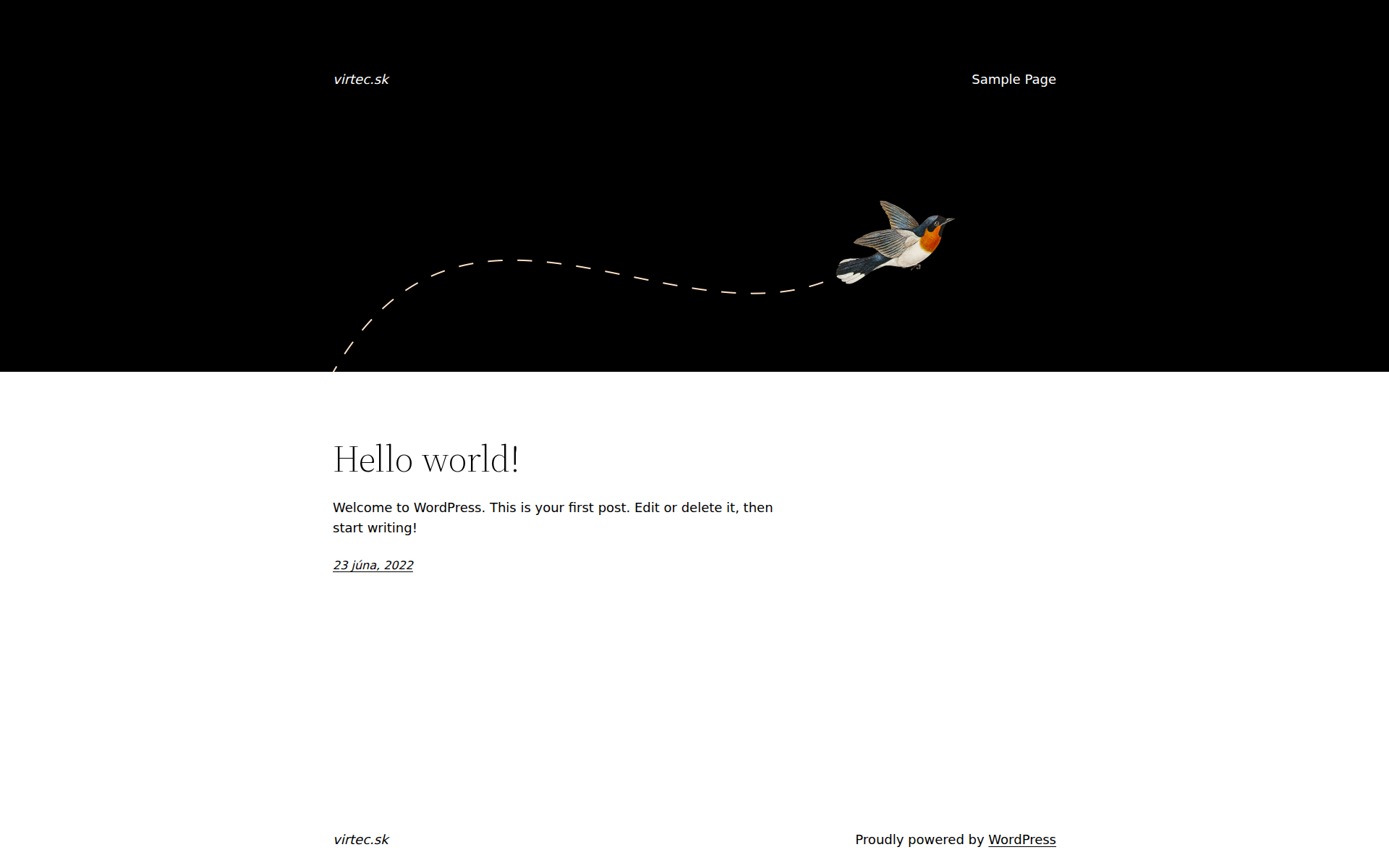 Náhľad webu virtec.sk