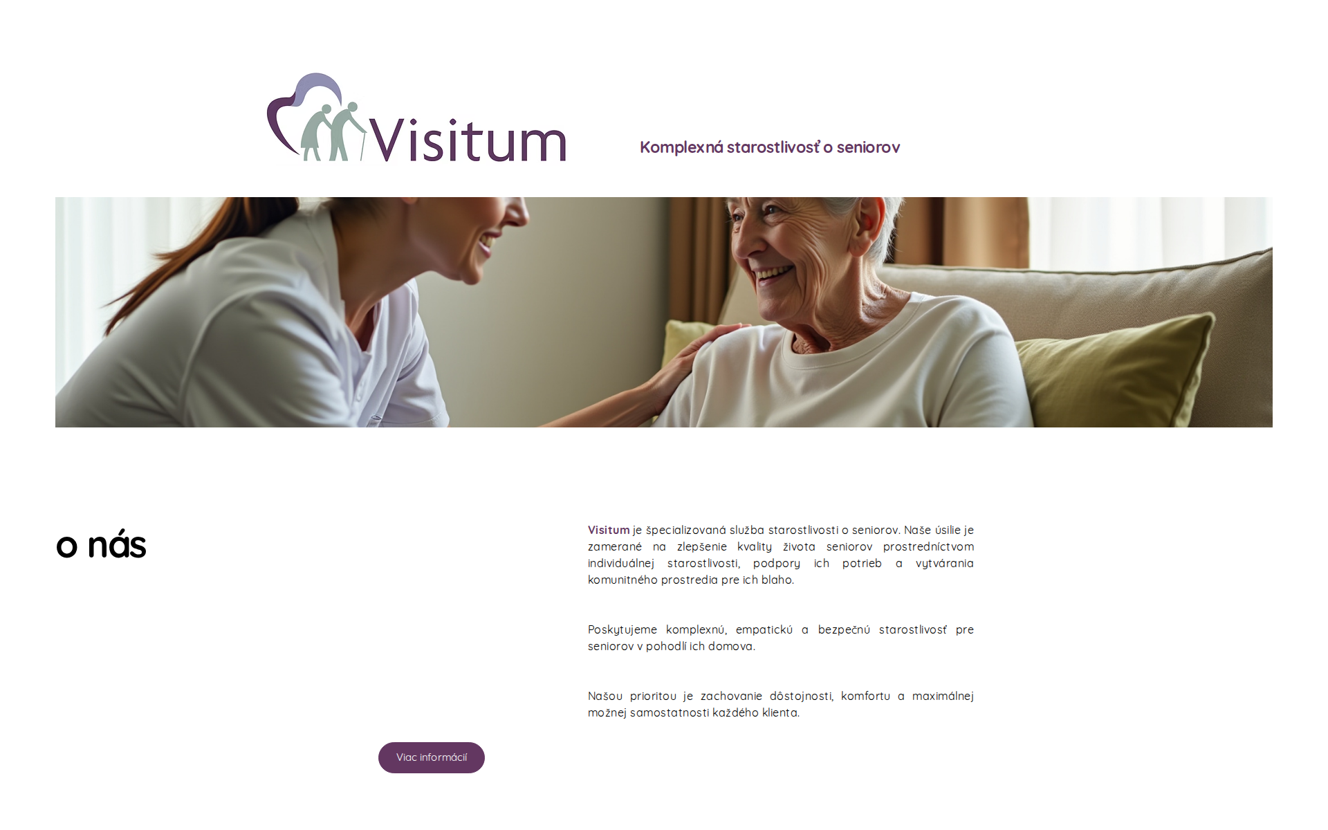 Náhľad webu visitum.sk