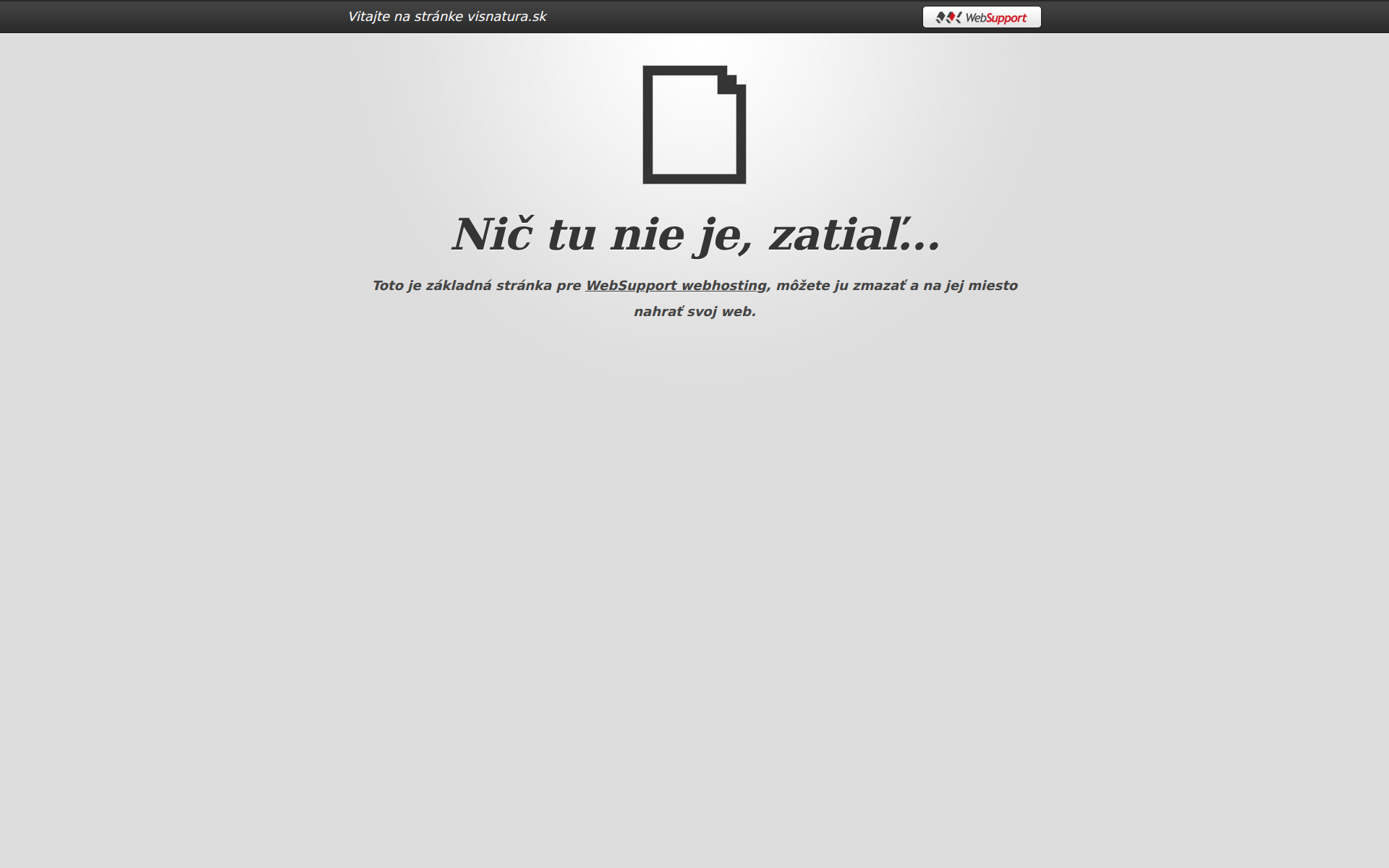 Náhľad webu visnatura.sk