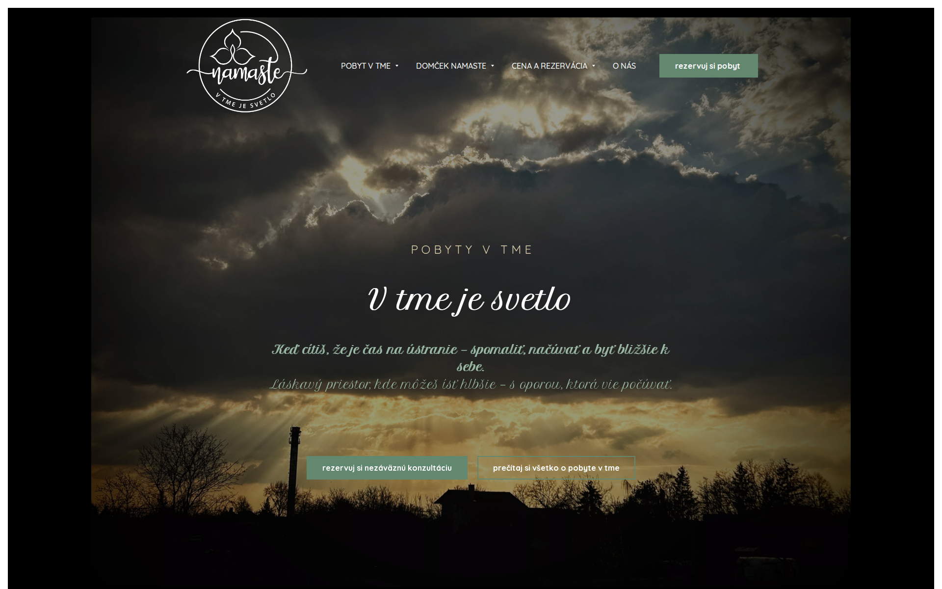 Náhľad webu vtmejesvetlo.sk