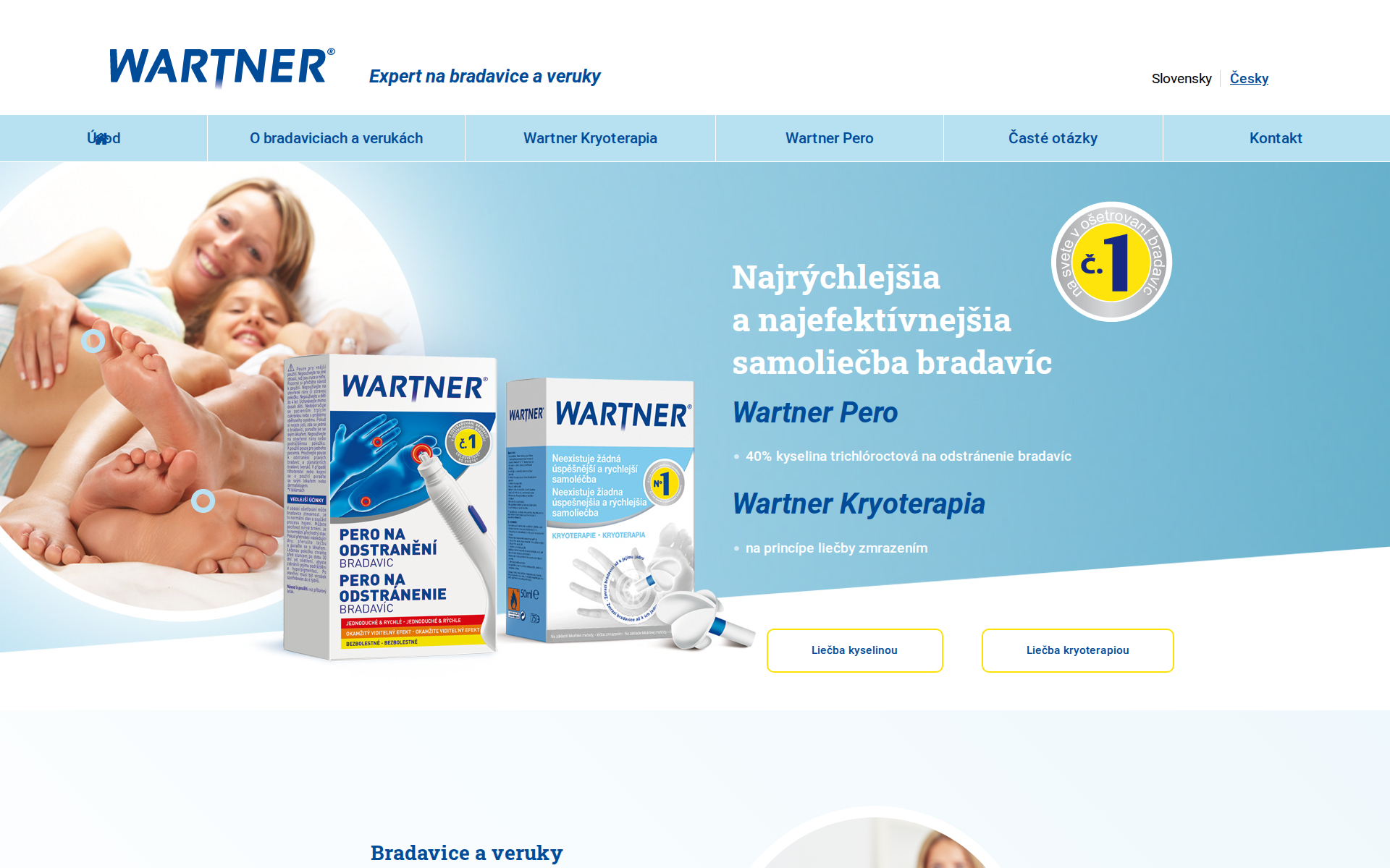 Náhľad webu wartner.sk