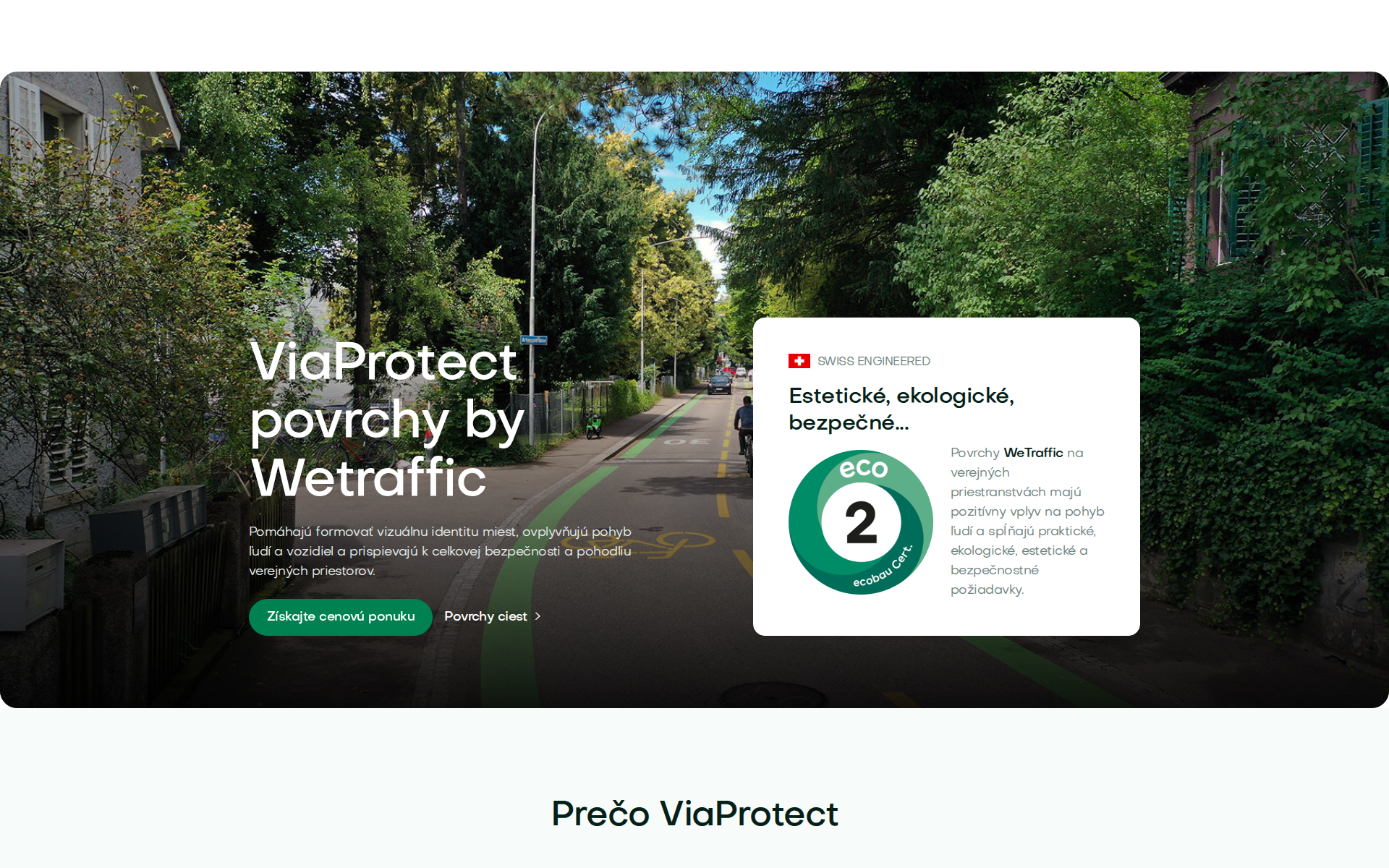 Náhľad webu wetraffic.sk