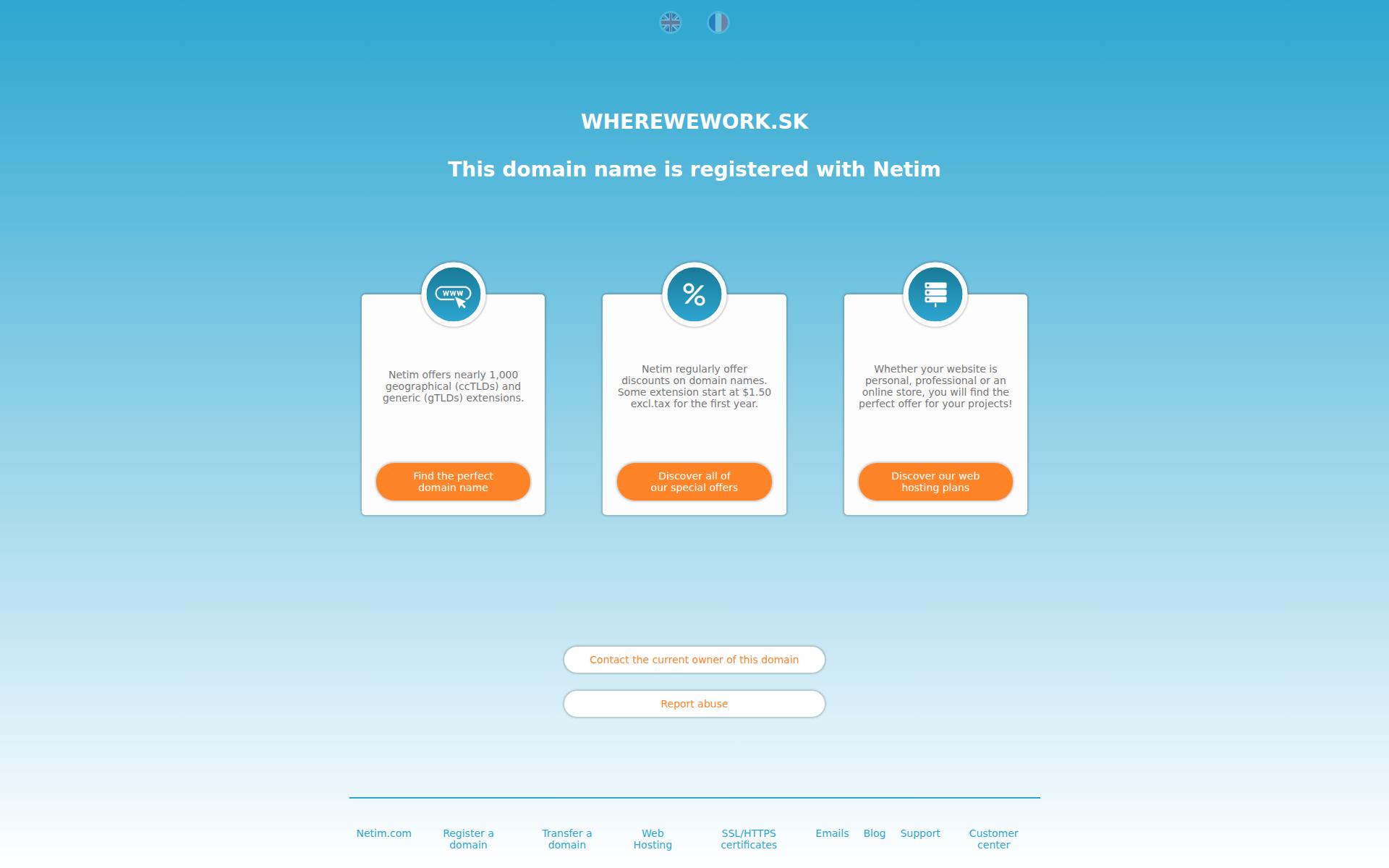 Náhľad webu wherewework.sk