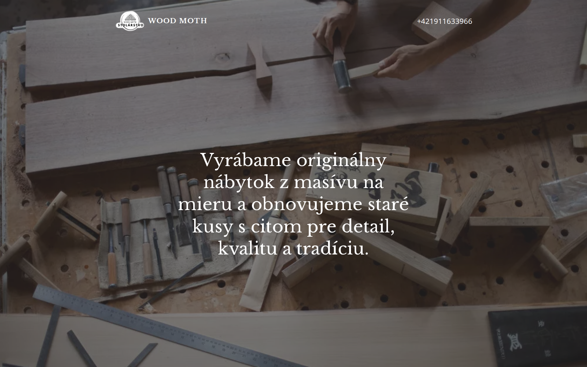 Náhľad webu woodmoth.sk