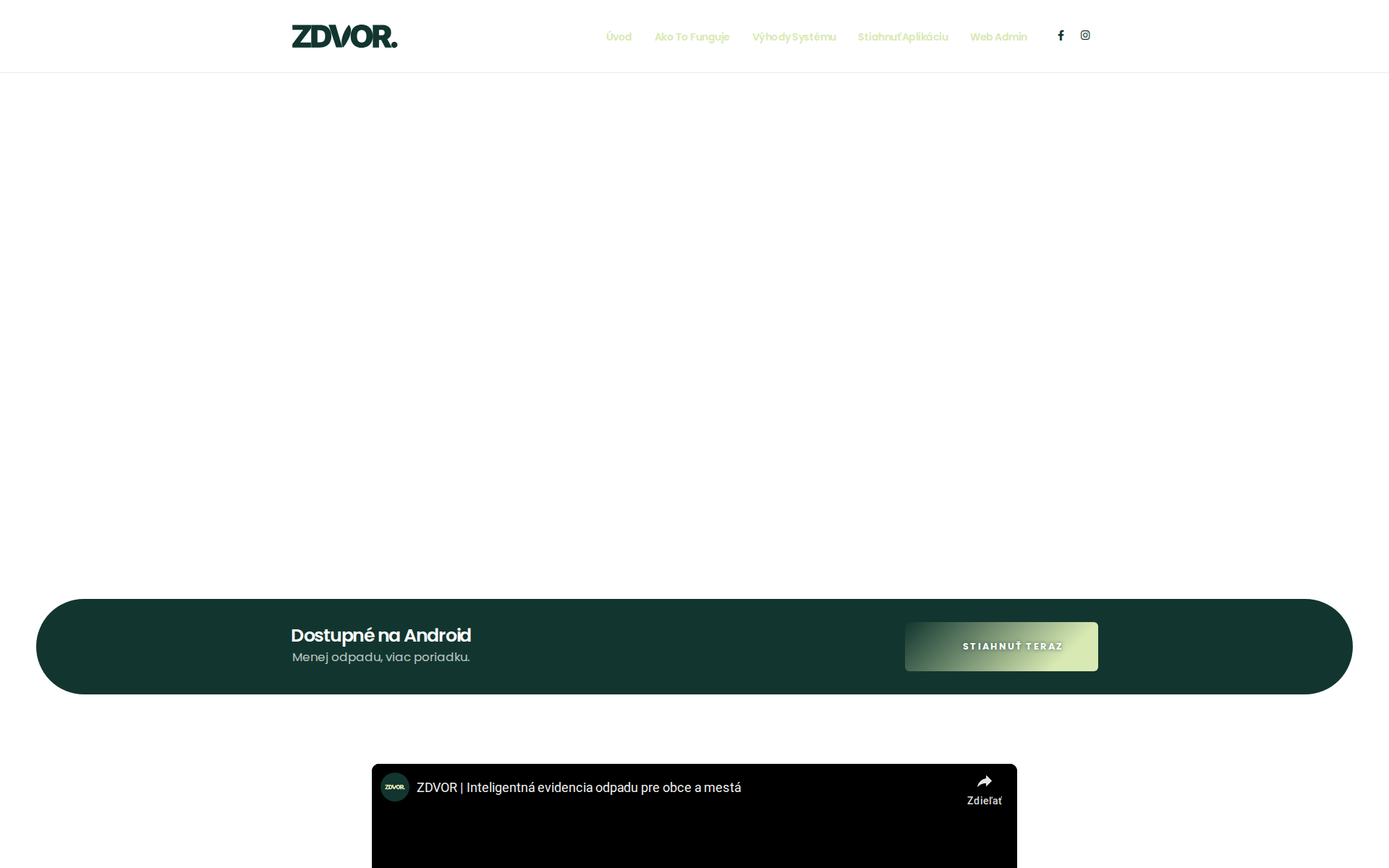 Náhľad webu zdvor.sk