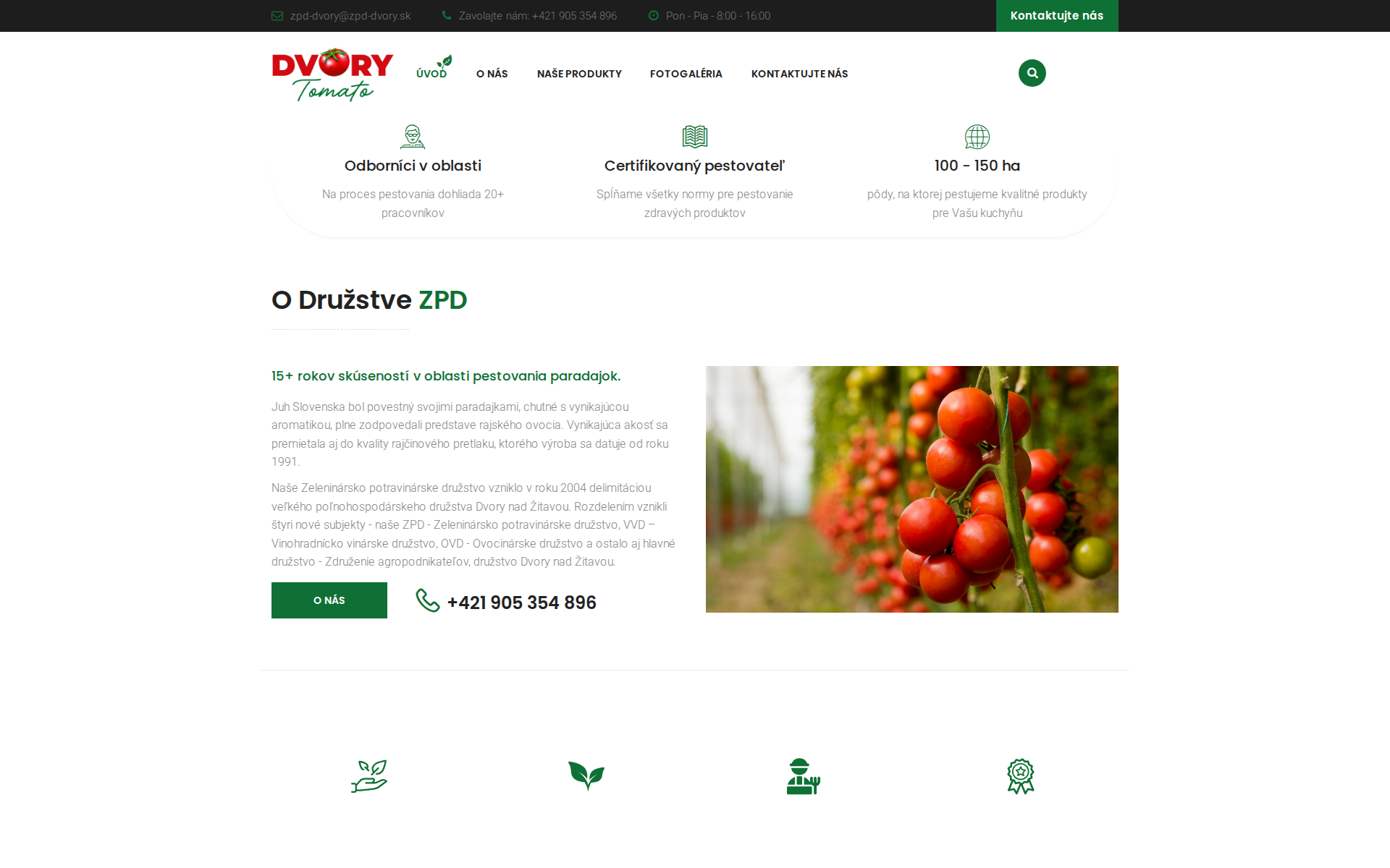 Náhľad webu zpd-dvory.sk